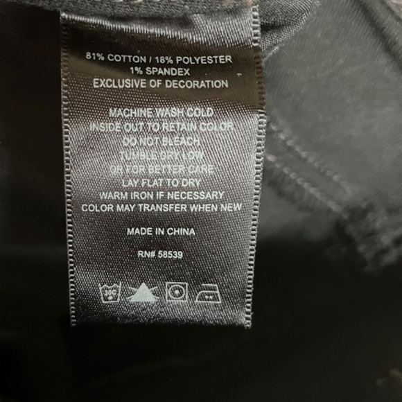 Kut from the Kloth Farrah Baby Bootcut Size 4 Black NWT - Picture 12 of 16